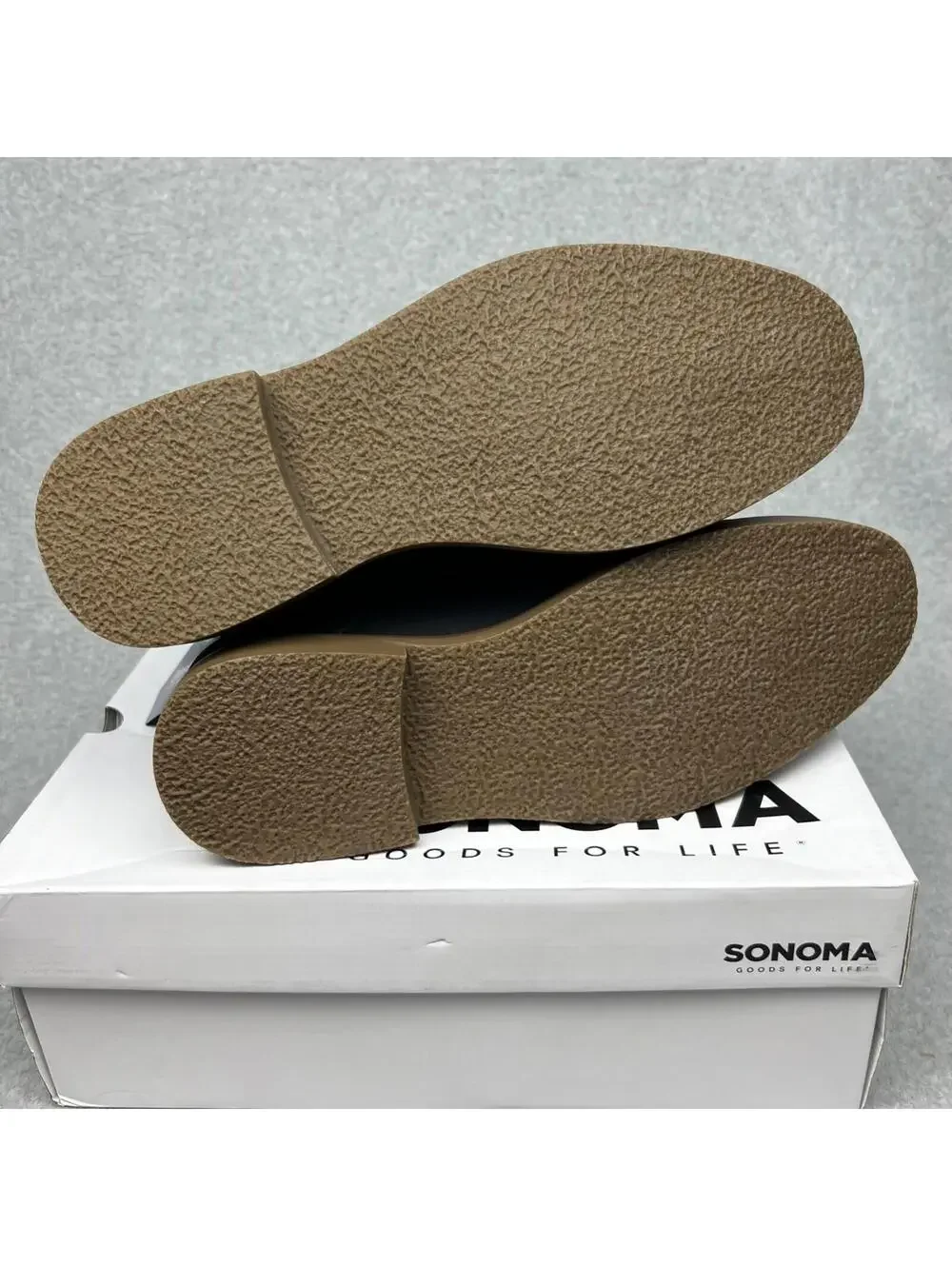 Sonoma Chukka Mens Pull On Ankle Boots 12 Simple Classic Minimalist Casual